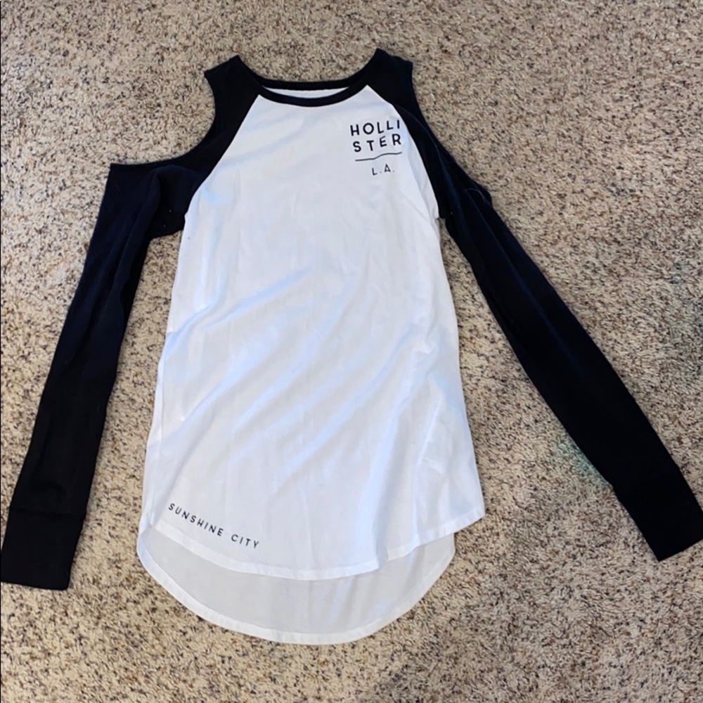 Hollister Off the Shoulder Baseball Tee